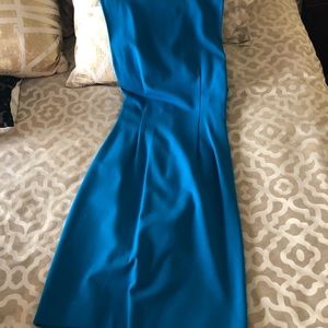 Diane von Furstenberg beautiful turquoise dress